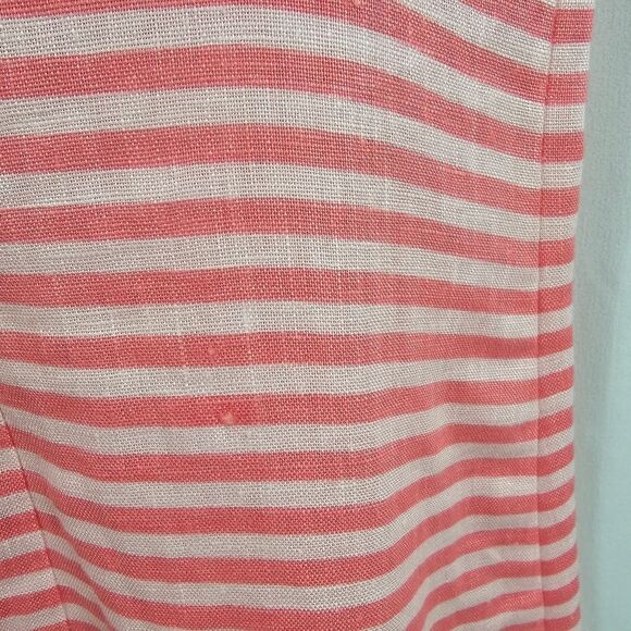 Sail To Sable Classic Sleeveless Tunic Dress in Pink Stripes - Size L - Picture 10 of 12